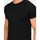 Ropa interior Hombre Camiseta interior Zd - Zero Defects Camiseta de manga corta y cuello redondo algodón Egipcio Negro