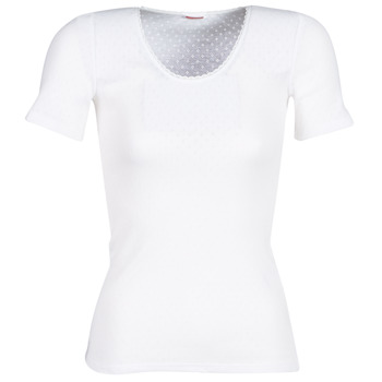 Ropa interior Mujer Camiseta interior Damart FANCY KNIT GRADE 4 Blanco