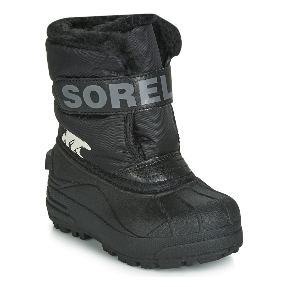 Zapatos Niños Botas de nieve Sorel CHILDRENS SNOW COMMANDER Negro