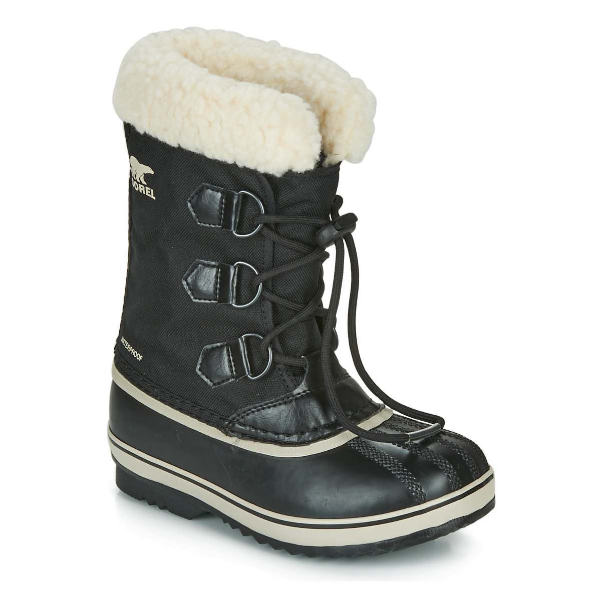 Zapatos Niños Botas de nieve Sorel YOOT PAC NYLON Negro