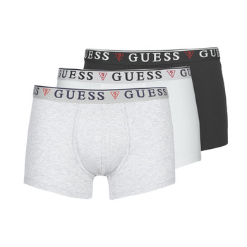 Ropa interior Hombre Boxer Guess BRIAN BOXER TRUNK PACK X4 Negro / Gris / Blanco