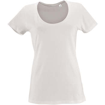 textil Mujer Camisetas manga corta Sols METROPOLITAN CITY GIRL Blanco