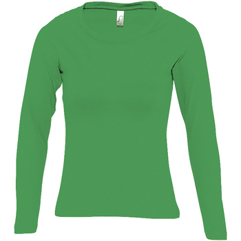 textil Mujer Camisetas manga larga Sols MAJESTIC COLORS GIRL Verde