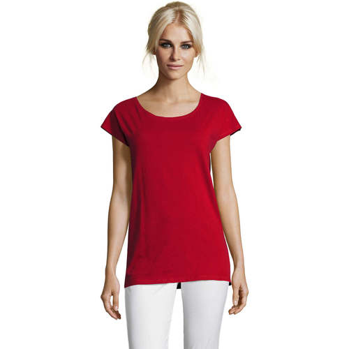 textil Mujer Camisetas manga corta Sols MARYLIN STYLE KIMONO Rojo