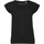 textil Mujer Camisetas manga corta Sols MELBA TROPICAL GIRL Negro