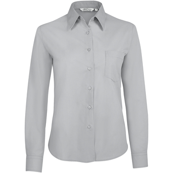 textil Mujer Camisas Sols EXECUTIVE POPELIN WORK Gris