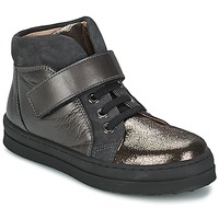 Zapatos Niña Zapatillas altas Unisa CALATA Gris / Negro