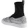 Zapatos Mujer Zapatillas altas Chiara Ferragni CF 2094 SILVER-BLACK Plata