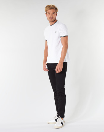 Fred Perry TWIN TIPPED T-SHIRT Blanco