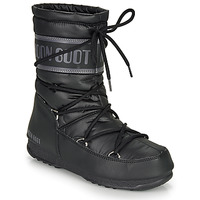 Zapatos Mujer Botas de nieve Moon Boot MOON BOOT MID NYLON WP Negro