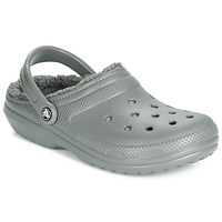 Zapatos Zuecos (Clogs) Crocs CLASSIC LINED CLOG Gris