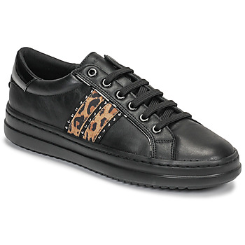 Geox D PONTOISE Negro / Leopardo - Zapatos Mujer €