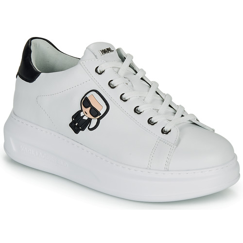 Zapatos Mujer Zapatillas bajas Karl Lagerfeld KAPRI KARL IKONIC LO LACE Blanco / Negro