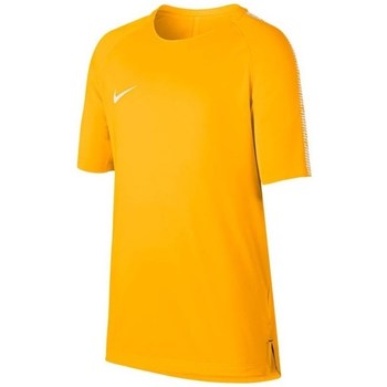 textil Niño Camisetas manga corta Nike JR Squad Breathe Top Naranja