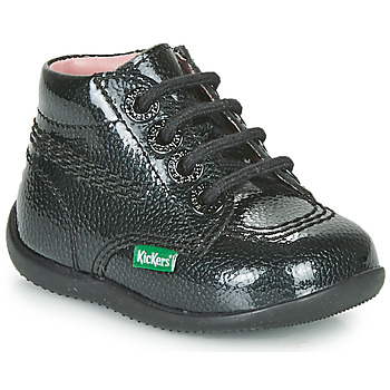 Zapatos Niña Botas de caña baja Kickers BILLISTA ZIP Negro
