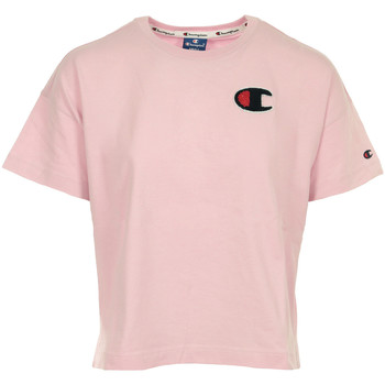 textil Mujer Camisetas manga corta Champion Crewneck T-shirt Cropped Rosa