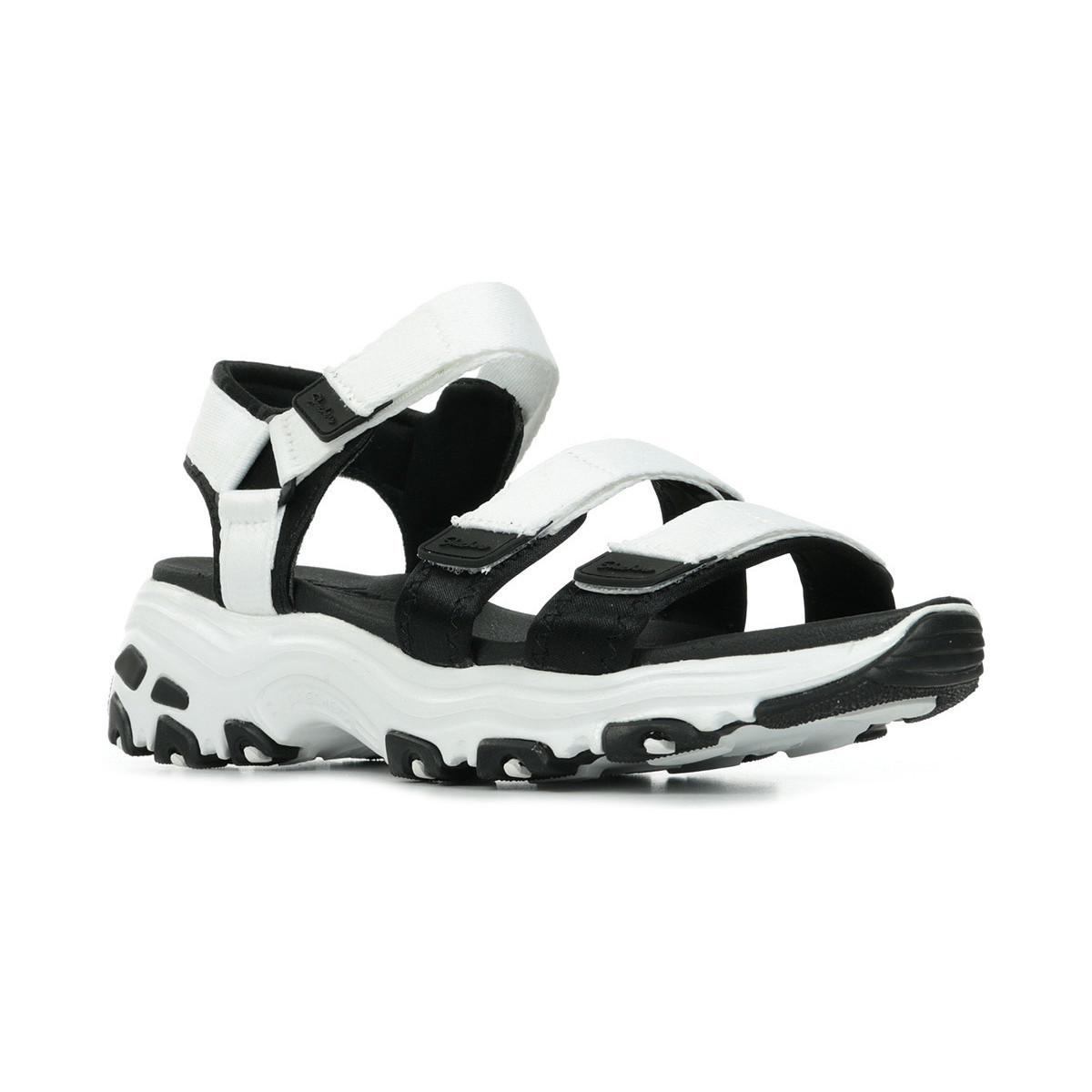 Es una suerte que césped Hablar Skechers D'Lites Fresh Catch Blanco - Zapatos Sandalias Mujer 60,00 €