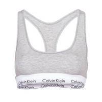 Ropa interior Mujer Sujetador Calvin Klein Jeans MODERN COTTON UNLINED BRALETTE Gris