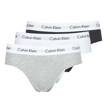 Ropa interior Hombre Boxer Calvin Klein Jeans COTTON STRECH HIP BREIF X 3 Negro / Blanco / Gris / China