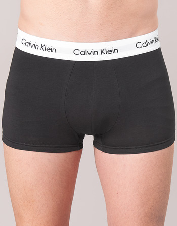 Calvin Klein Jeans COTTON STRECH LOW RISE TRUNK X 3 Negro