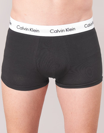 Calvin Klein Jeans COTTON STRECH LOW RISE TRUNK X 3 Negro / Blanco / Gris / China