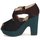 Zapatos Mujer Zapatos de tacón Rochas NINFEA Marrón / Azul