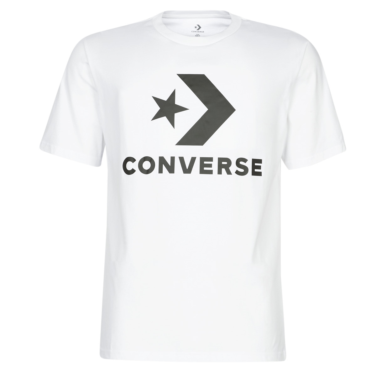 textil Hombre Camisetas manga corta Converse STAR CHEVRON Blanco