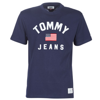 Tommy Jeans TJM USA FLAG TEE Marino