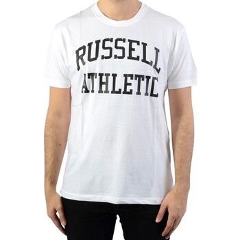 textil Hombre Camisetas manga corta Russell Athletic 131034 Blanco