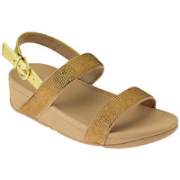 Zapatos Mujer Deportivas Moda FitFlop FitFlop LOTTIE SHIMMER CRYSTAL SANDAL Oro