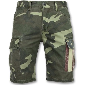 textil Hombre Pantalones cortos Enos Bermudas De Cuadros Hombre Pantalon Verde