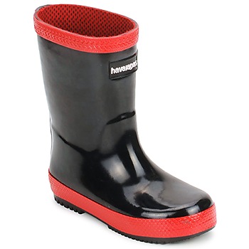 Zapatos Niños Botas de agua Havaianas RAIN BOOTS Negro / Rojo