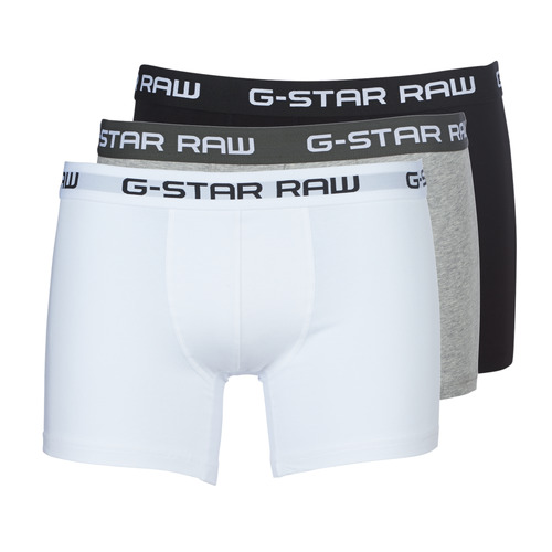 G-Star Raw CLASSIC TRUNK 3 PACK Negro / Gris / Blanco - Envío gratis