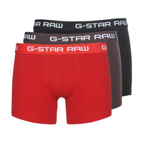 Ropa interior Hombre Boxer G-Star Raw CLASSIC TRUNK CLR 3 PACK Negro / Rojo / Marrón
