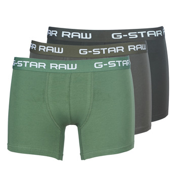 Ropa interior Hombre Boxer G-Star Raw CLASSIC TRUNK CLR 3 PACK Negro / Verde