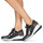 Zapatos Mujer Zapatillas bajas MICHAEL Michael Kors LIV TRAINER Negro / Marrón