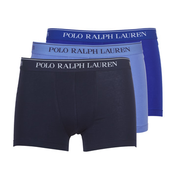 Ropa interior Hombre Boxer Polo Ralph Lauren CLASSIC 3 PACK TRUNK Azul