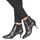Zapatos Mujer Botines Ippon Vintage SILVER LAKE Negro / Plata