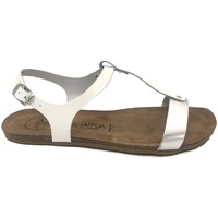 Zapatos Mujer Sandalias Amoa sandales SANARY Blanc/Argent Blanco