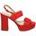 Zapatos Mujer Sandalias Maria Mare 67362 Rojo