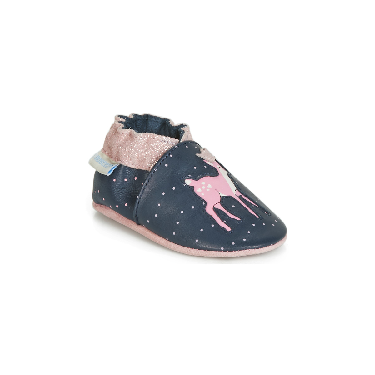 Zapatos Niña Pantuflas para bebé Robeez LITTLE FAWN Marino / Rosa