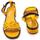 Zapatos Mujer Sandalias Plumers 3002 Amarillo