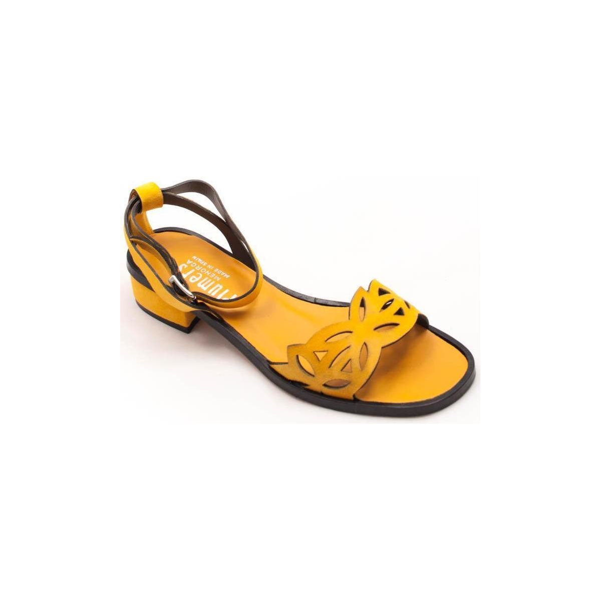 Zapatos Mujer Sandalias Plumers 3002 Amarillo