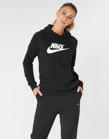 textil Mujer Sudaderas Nike W NSW ESSNTL HOODIE PO  HBR Negro