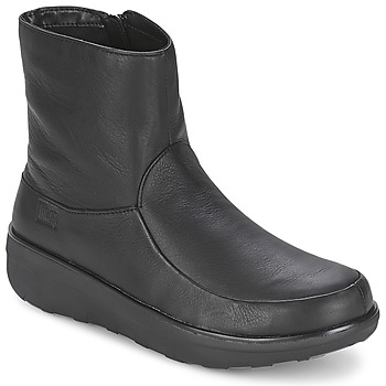 Zapatos Mujer Botines FitFlop LOAFF SHORTY ZIP BOOT Negro