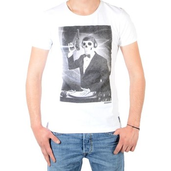 textil Hombre Camisetas manga corta Japan Rags 31824 Blanco