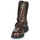 Zapatos Mujer Botas de caña baja New Rock M-373X Negro / Rojo