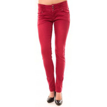 textil Mujer Vaqueros rectos Dress Code Jeans Rremixx RX320 Rouge Rojo