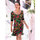 textil Mujer Vestidos Admas Vestido de playa media manga Hawaii Multicolor