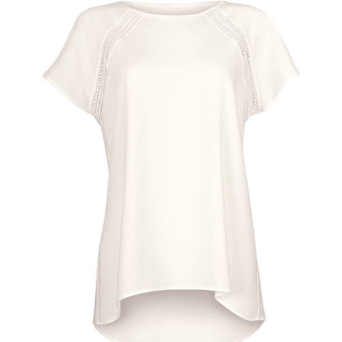 textil Mujer Tops / Blusas Lisca Camiseta de manga corta Timeless Cheek by Blanco